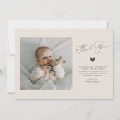 フォトミニマル数々のリストクリーム誕生のお知らせ 案内状 (裏面)