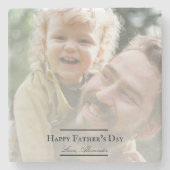 フォトミニマル父の日 ストーンコースター (正面)