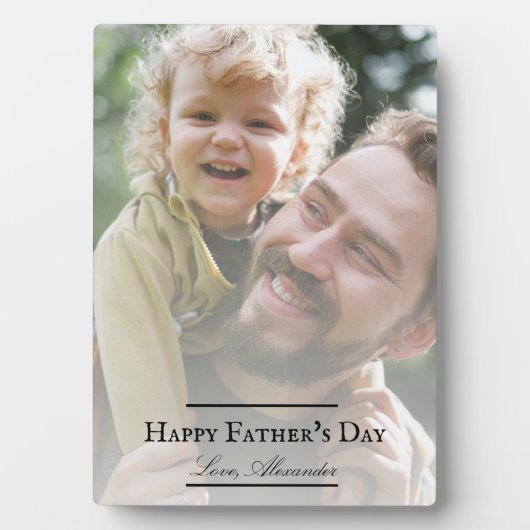 フォトミニマル父の日 フォトプラーク (正面)