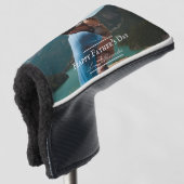 フォトミニマル父の日 |白 ゴルフヘッドカバー (3/4 正面)