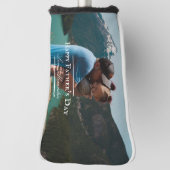 フォトミニマル父の日 |白 ゴルフヘッドカバー (回転90)