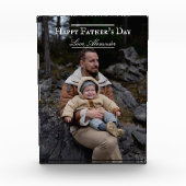 フォトミニマル父の日 |白 フォトブロック (正面)