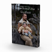 フォトミニマル父の日 |白 フォトブロック (右)