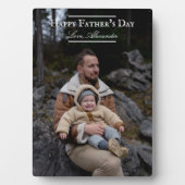 フォトミニマル父の日 |白 フォトプラーク (正面)