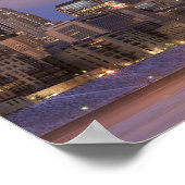 フォトミネアポリスミンスカイライン | Stone Arch Bridge ポスター (角)