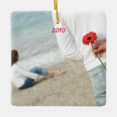 フォトミュージカルブラックストロベリーシャンデリア セラミックオーナメント (正面)