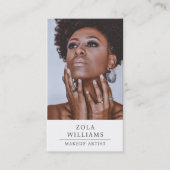 フォトメイクアップアーティストの名刺 名刺 (正面)