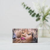 フォトメイクアップアーティストバラブローワックスアポイントメントカード 予約カード (スタンド正面)