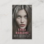 フォトメイクモダンアーティストSmoky Dustyバラ 名刺 (正面)