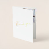 フォトメエレガントッセージありがとうご結婚ざいました 箔カード (正面)