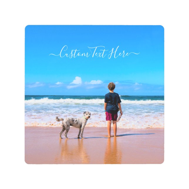 フォトメカスタムタルプリントと文字 メタルプリント (正面)