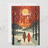 フォトメッセージのクリスマス伝統的の追加 シーズンカード (正面)