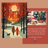 フォトメッセージのクリスマス伝統的の追加 シーズンカード