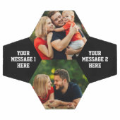 フォトメッセーパーソナライズされたジサッカーボール2個 サッカーボール (フラット)