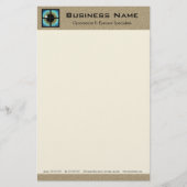 フォトメトリックおよびアイケアのスペシャリストの文房具紙 便箋 (正面)