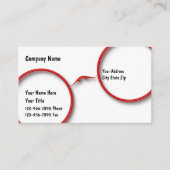 フォトメトリックの名刺 予約カード (正面)