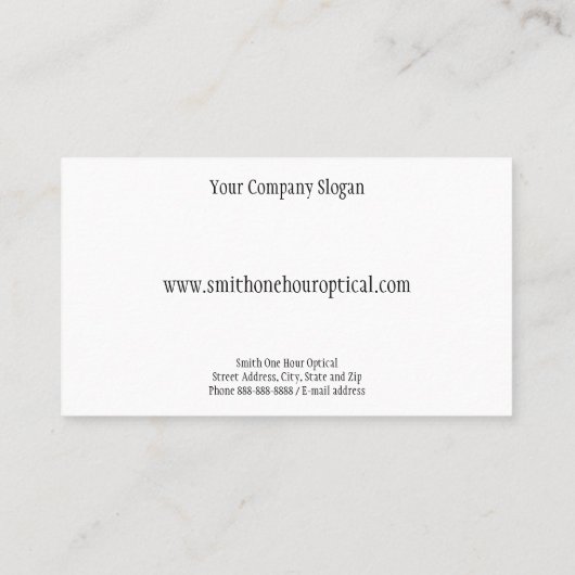 フォトメトリックの名刺 名刺 (裏面)