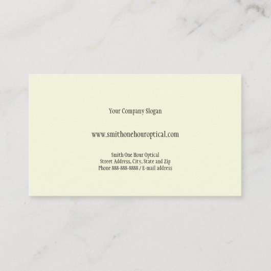 フォトメトリックの名刺 名刺 (裏面)