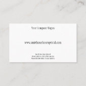 フォトメトリックの名刺 名刺 (裏面)