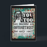 フォトメトリックグリーティングカードおもしろい- Vintage Ad カード<br><div class="desc">光おもしろい計想像者のヴィンテージ新聞広告</div>