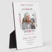 フォトメモブ結婚ランスの親愛ピンク フォトプラーク (側面)