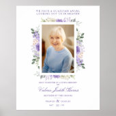 フォトメモブ結婚ランス親愛の紫色の影 ポスター (正面)