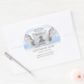 フォトメモリアルの追加 ラウンドシール (封筒)