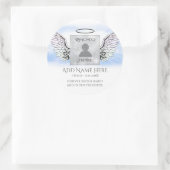 フォトメモリアルの追加 ラウンドシール (バッグ)