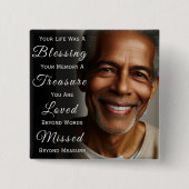 フォトメモリアルの追加 缶バッジ (正面)