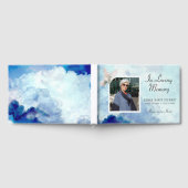 フォトメモリアルまたは葬式のゲストブック ゲストブック (全面)