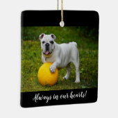 フォトメモリアルオーナメント - いつも心の中に セラミックオーナメント (右)