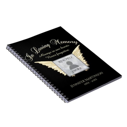 フォトメモリアルカスタムの追加 ノートブック (右側)