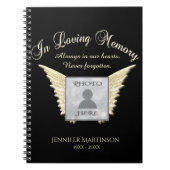 フォトメモリアルカスタムの追加 ノートブック (正面)