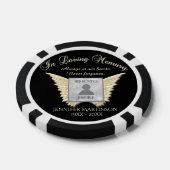 フォトメモリアルカスタムの追加 ポーカーチップ (シングル)