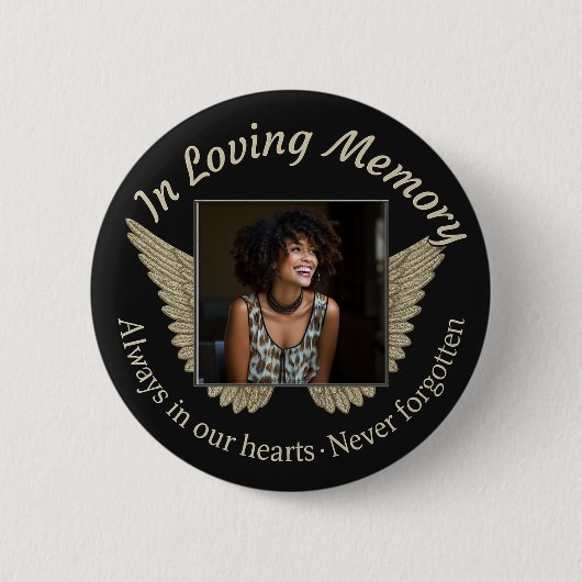 フォトメモリアルカスタムの追加 缶バッジ (正面)