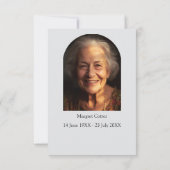 フォトメモリアルカード | パーソナライズカード カード (裏面)