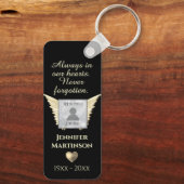 フォトメモリアルキーチェーン キーホルダー (裏面)