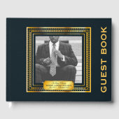 フォトメモリアルサービスエレガント金ゴールド枠 ゲストブック (正面)