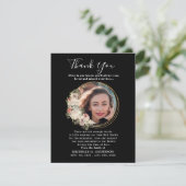 フォトメモリアルフローラゴールデンサンキューカード サンキューカード (スタンド正面)