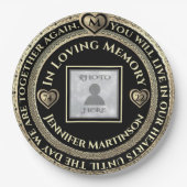 フォトメモリアル愛の記憶 ペーパープレート (正面)