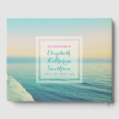 フォトメモリアル海の追加海ビーチターコイズ ゲストブック (裏面)