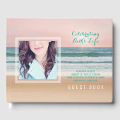 フォトメモリアル海の追加海ビーチターコイズ ゲストブック (正面)