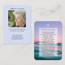 フォトメモリアル海祈りの言葉カード