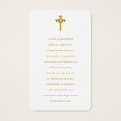 フォトメモリアル祈りの言葉カード (裏面)