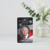 フォトメモリアル祈りの言葉カード |愛国的軍隊 名刺 (スタンド正面)