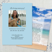 フォトメモリアル私はフリー祈りの言葉カード 名刺