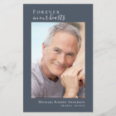 フォトメモリアル葬儀お祝いプログラム (正面)