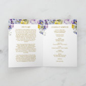 フォトメモリアル葬儀お祝いプログラム プログラム (内部)