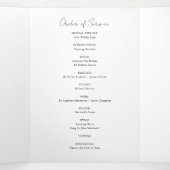 フォトメモリアル葬儀お祝いプログラム 三つ折りプログラム (内部中)