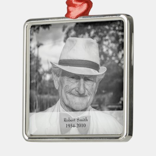 フォトメモリアル記念オーナメント メタルオーナメント (左)